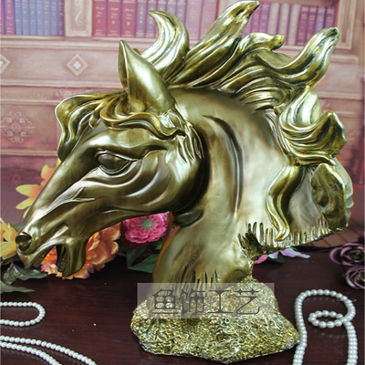 工藝與商機并存 解析大號馬頭樹脂工藝品的市場潛力